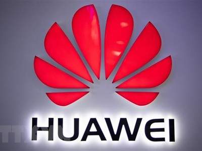 Biểu tượng của Kl994 game bài casino hấp dẫn Huawei tại một cửa hàng ở Bắc Kinh, Trung Quốc. (Nguồn: AFP/TTXVN).