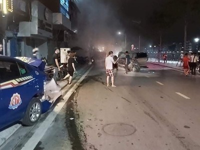 Hiện trường vụ tai nạn KL99 là cổng game giải trí trực tuyến hàng đầu hiện nay. (ảnh Facebook).
