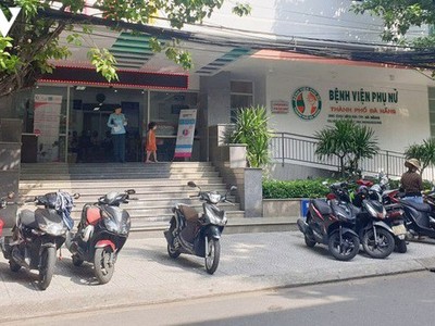 Bệnh viện Phụ nữ Đà Nẵng nơi đang cách ly những người nghi mắc Covid-19.