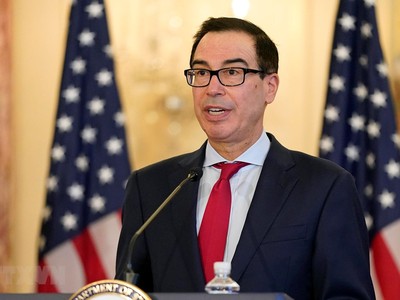 Bộ trưởng Kl991.com nạp rút nhanh Mỹ Steven Mnuchin. (Ảnh: AFP/TTXVN).