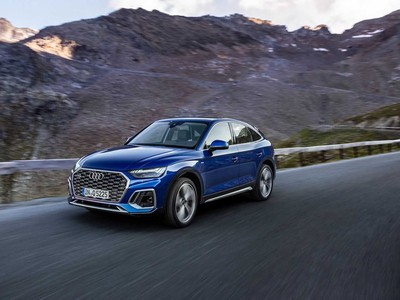 Audi Q5 Sportback 2021 lộ diện thiết kế mang phong cách thể thao, năng động cạnh tranh trực tiếp với Mercedes-Benz GLC coupe