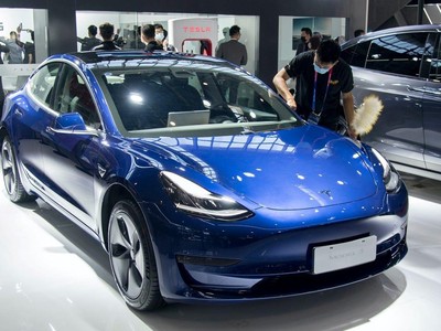Mẫu ôtô điện Model 3. (Nguồn: Getty Images).