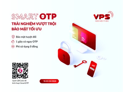 Tải ứng dụng VPS SmartOne để trải nghiệm tiện ích của SmarOTP.