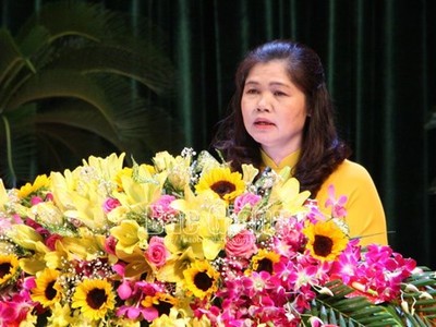 Phó Chủ tịch Hội đồng Nhân dân tỉnh Bắc Giang khóa XVIII Lâm Thị Hương Thành. (Nguồn: Báo Bắc Giang).
