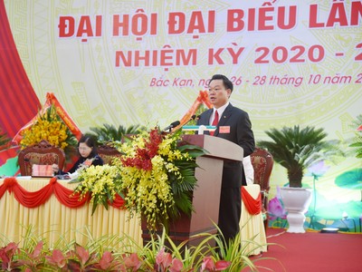 Tân Bí thư Tỉnh ủy Bắc Kạn Hoàng Duy Chinh. Ảnh: Báo Bắc Kạn.