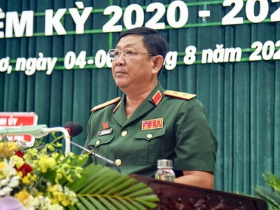 Trung tướng Huỳnh Chiến Thắng.