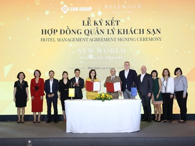 Rosewood Hotel Group sẽ quản lý Khu nghỉ dưỡng New World Phu Quoc Resort tại Nam Phú Quốc