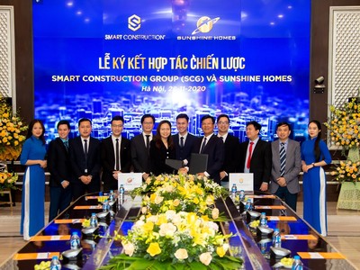 Smart Construction Group (SCG) ký hợp tác chiến lược với Sunshine Homes