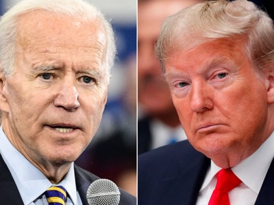 Ông Joe Biden và ông Donald Trump. Ảnh: Reuters.