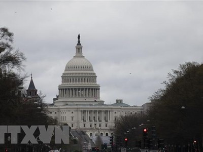 Tòa nhà Quốc hội Mỹ ở Washington, DC. (Ảnh: THX/TTXVN).