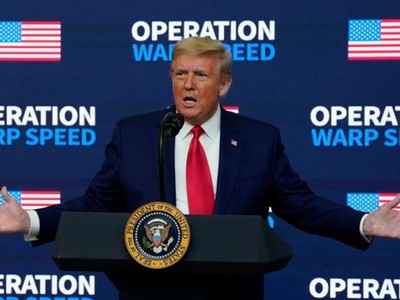 Tổng thống Mỹ Donald Trump. Ảnh: AP.