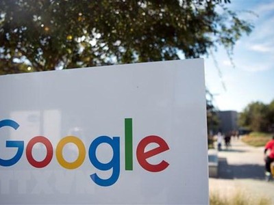 Biểu tượng Google tại Menlo Park, California, Mỹ. (Ảnh: AFP/TTXVN).