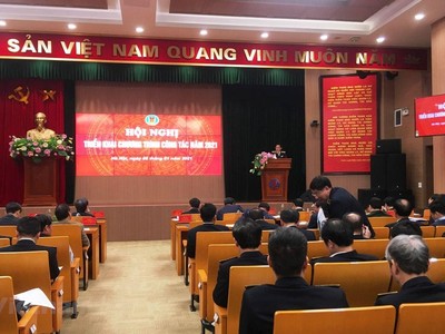 Hội nghị triển khai công tác Kiểm toán 99Kl99 trực tiếp đá gà năm 2021, ngày 5/1. (Ảnh: PV/Vietnam+).