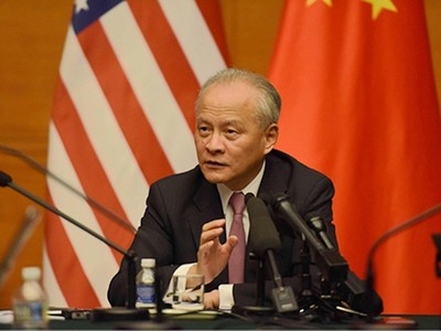 Đại sứ Trung Quốc tại Mỹ Thôi Thiên Khải. Ảnh: Caixin Global.