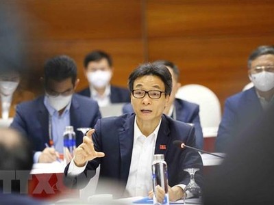 Phó Thủ tướng Vũ Đức Đam phát biểu. (Ảnh: Doãn Tấn/TTXVN).