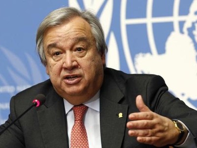 Tổng thư ký Liên Hợp Quốc Antonio Guterres (Ảnh: Reuters).