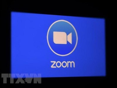 Biểu tượng ứng dụng Zoom. (Ảnh: AFP/TTXVN).