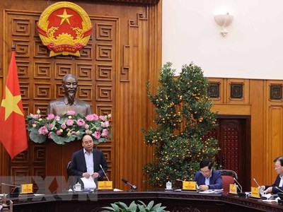 Thủ tướng Nguyễn Xuân Phúc phát biểu. (Ảnh: Thống Nhất/TTXVN).