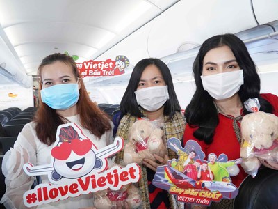 Trao yêu thương cho một nửa thế giới, Vietjet tung vé khuyến mại 0 đồng bay khắp Việt Nam