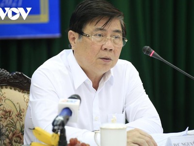 Chủ tịch UBND TPHCM Nguyễn Thành Phong phát biểu chiều 4/3.