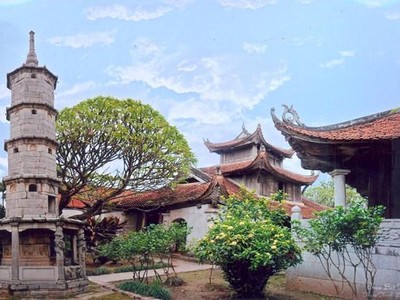 Chùa Bút Tháp ở Bắc Ninh. (Nguồn: Bacninh.gov.vn).