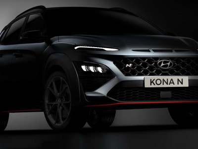 Huyndai hé lộ những hình ảnh đầu tiên về chiếc Kona N 2022 với thiết kế táo bạo, đầy ấn tượng