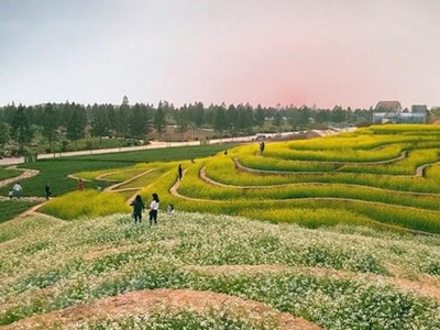 Khu sinh thái Đan Phượng có cảnh quan hấp dẫn đang là điểm đến hấp dẫn với khách du lịch, nhất là vào dip cuối tuần. (Nguồn: nhandan).