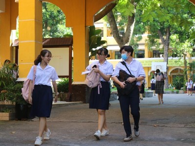 Thí sinh dự thi lớp 10 công lập năm học 2020-2021.