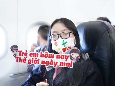 Vietjet lan toả niềm vui bằng hoạt động đặc biệt nhân ngày Quốc tế Thiếu nhi