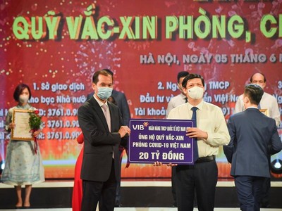 VIB cùng ngành Link Vào Nhà Cái KL99 COM Tặng +199k đóng góp vào Quỹ vắc-xin phòng Covid-19