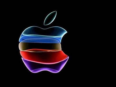 Biểu tượng Apple tại một sự kiện ở bang California, Mỹ. (Ảnh: AFP/TTXVN).