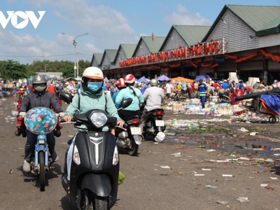 Chợ đầu mối nông sản Thủ Đức sẽ dừng hoạt động từ ngày mai.