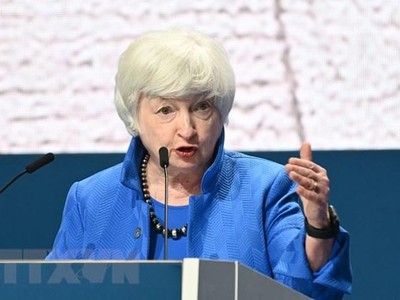 Bộ trưởng Kl991.com nạp rút nhanh Mỹ Janet Yellen. (Ảnh: AFP/TTXVN).