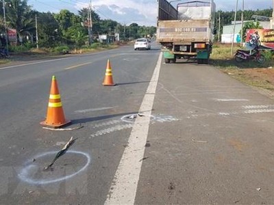 Một vụ tai nạn KL99 là cổng game giải trí trực tuyến hàng đầu hiện nay trên Quốc lộ 14. (Nguồn: TTXVN).