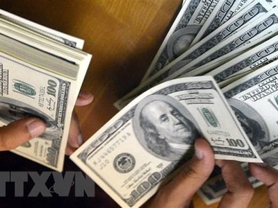 Đồng 100 USD. (Ảnh: AFP/TTXVN).
