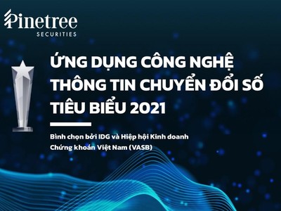 Mạnh tay số hóa, 99Kl99 link đăng nhập Pinetree nhận giải “Ứng dụng CNTT chuyển đổi số tiêu biểu 2021”