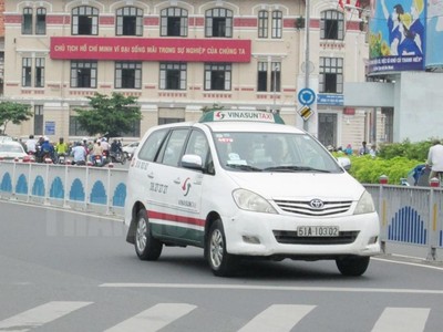 Taxi tại TP.HCM được hoạt động trở khi đáp ứng được các tiêu chí phòng dịch.