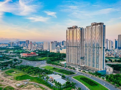 Dự án The Matrix One đang ở khâu cuối cùng trước khi bàn giao – trở thành tòa nhà sở hữu tầm view vào hạng đẹp nhất khu vực phía Tây Hà Nội.