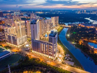 Khu căn hộ The Peak midtown ngày bàn giao cho khách hàng.