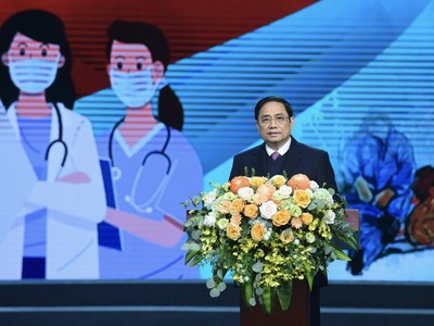 Thủ tướng Kl993 ưu đãi thưởng hấp dẫn Phạm Minh Chính phát biểu tại sự kiện.