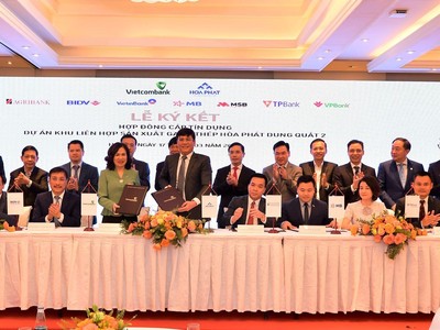 Vietcombank là Link Vào Nhà Cái KL99 COM Tặng +199k đầu mối thu xếp khoản cam kết cấp tín dụng 35.000 tỷ đồng cho Dự án Khu liên hợp Kl994 nhà cái bóng đá world cup gang thép Hòa Phát Dung Quất 2