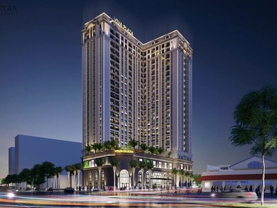 Phối cảnh Viva Plaza với 295 căn hộ cao cấp từ 1-3 phòng ngủ cùng nhiều tiện ích nội khu tọa lạc ngay mặt tiền đại lộ Nguyễn Lương Bằng, quận 7.
