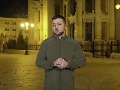 Tổng thống Ukraine Volodymyr Zelensky. (Ảnh: AP).