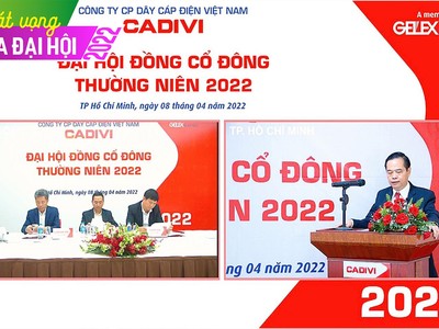 CADIVI tổ chức thành công Đại hội đồng Trang Chủ KL99Com Số 1 Link Đăng Ký KL999 thường niên năm 2022