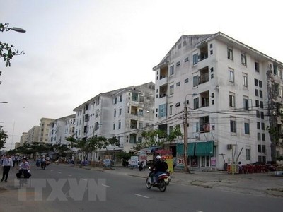 Khu nhà ở dành cho người thu nhập thấp tại phường Nại Hiên Đông, quận Sơn Trà, Đà Nẵng. (Ảnh: Tuấn Anh/TTXVN).