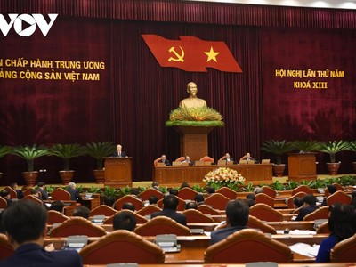 Hội nghị Trung ương 5 khóa XIII (Ảnh: Trọng Phú)