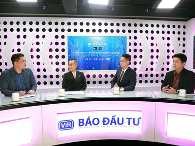 Các diễn giả tham gia talkshow "Tạo sức bật cho các dự án game ứng dụng blockchain tại Việt Nam" do Báo Kl99ok phiên bản mới tổ chức sáng 11/5.