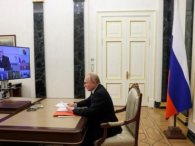 Tổng thống Nga V.Putin chủ trì cuộc họp về các vấn đề Kl992 cổng game cá cược. (Ảnh: kremlin.ru)