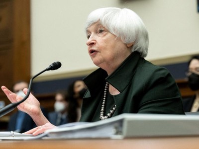 Bộ trưởng Kl991.com nạp rút nhanh Mỹ Janet Yellen cũng nằm trong danh sách trừng phạt bổ sung của Nga. Ảnh: Reuters.