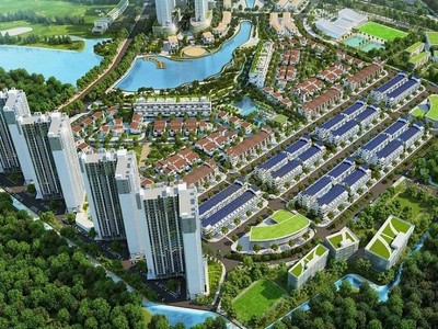 Dự án được phát triển theo mô hình khu đô thị sinh thái ở TP. Vinh (Nghệ An). Ảnh phối cảnh.